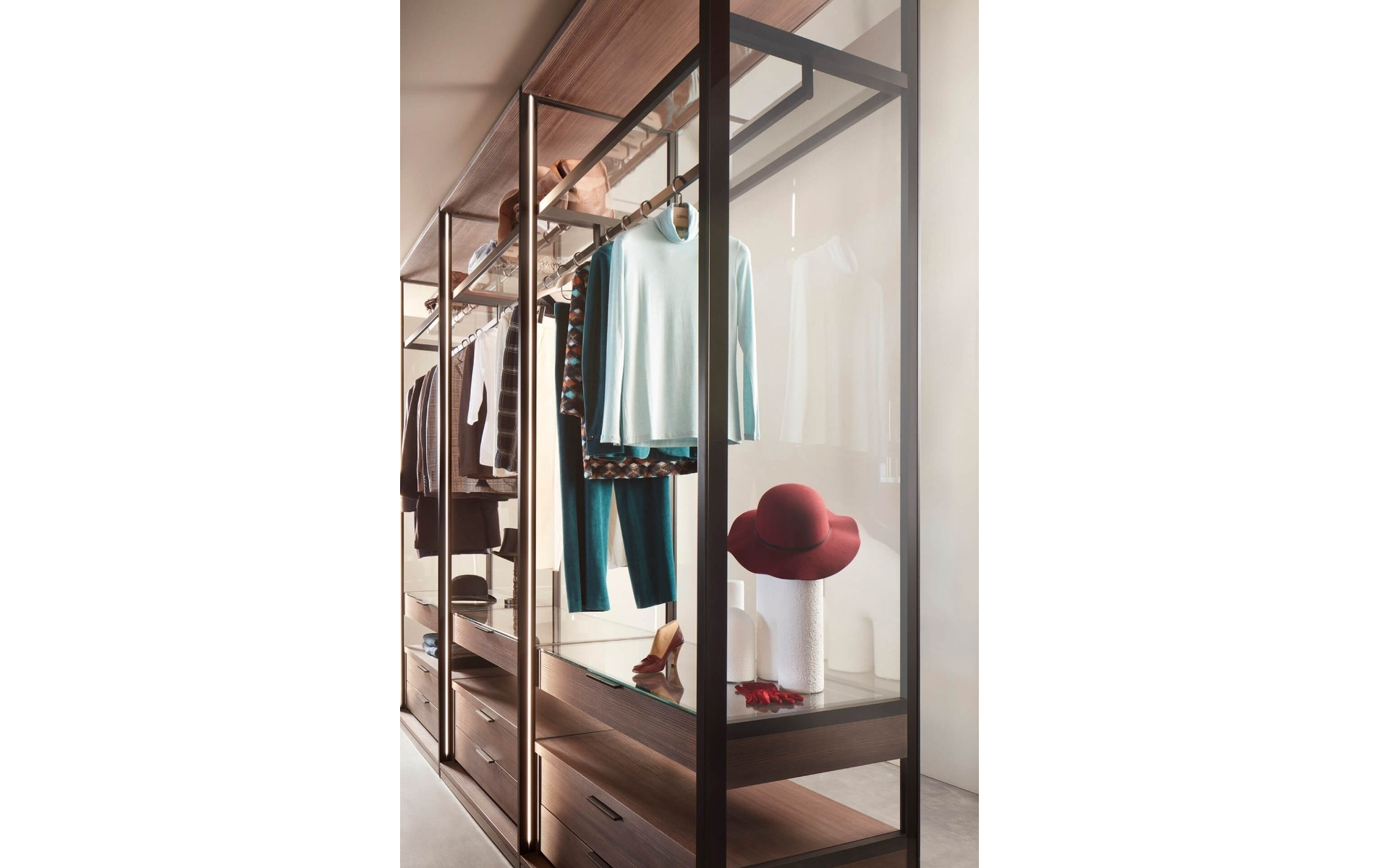 Гардеробная система OPEN от Lema