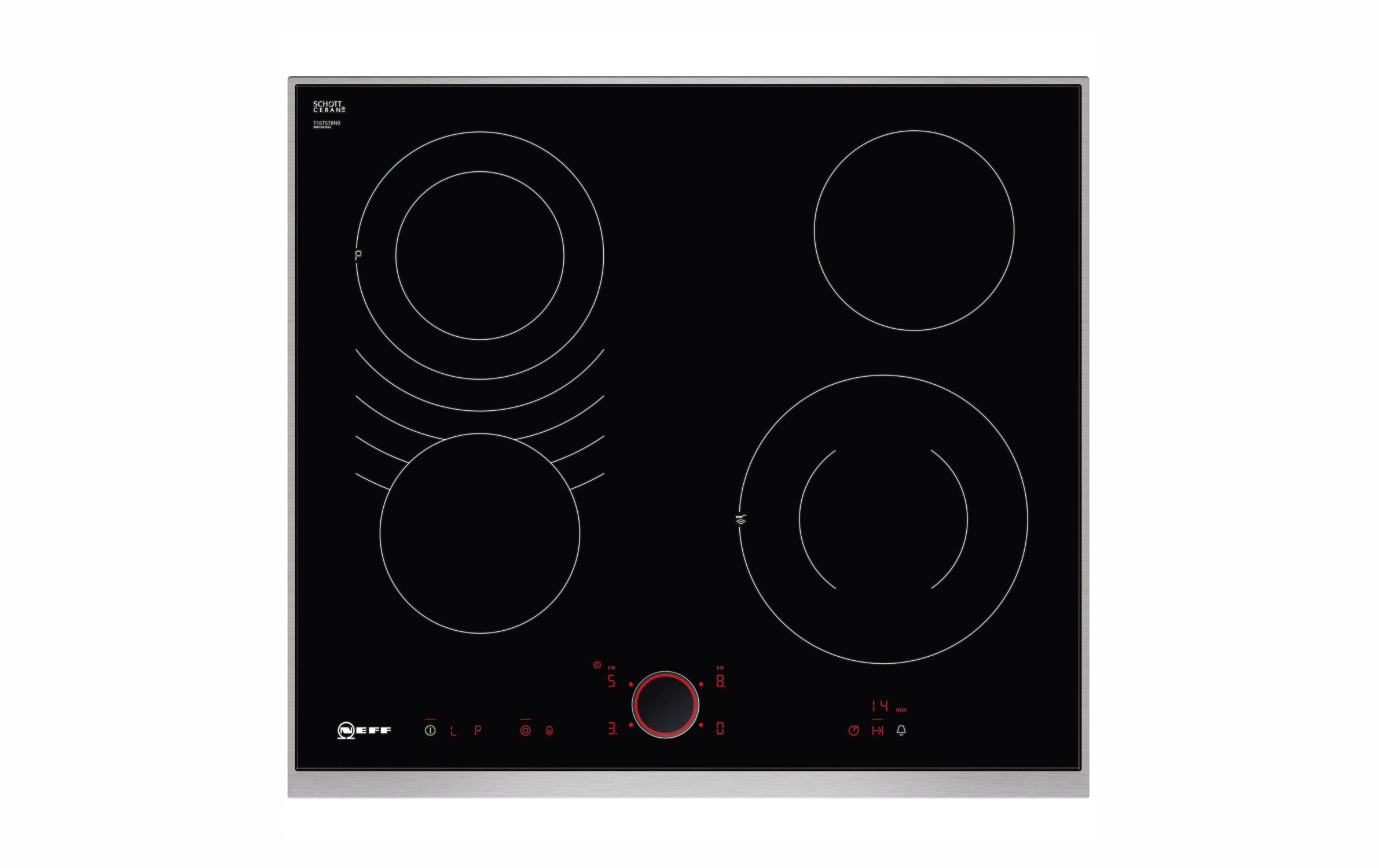 Встраиваемая стеклокерамическая варочная панель NEFF T16TS78N0