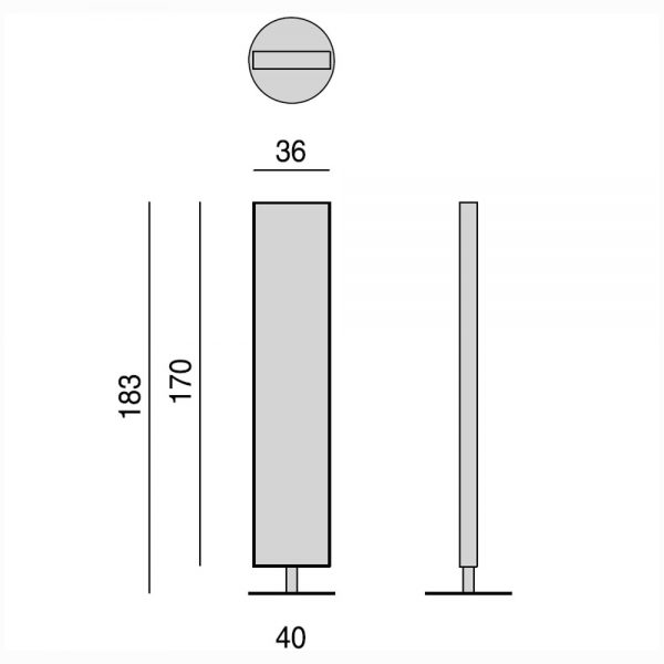 Вращающееся напольное зеркало GIOCONDO