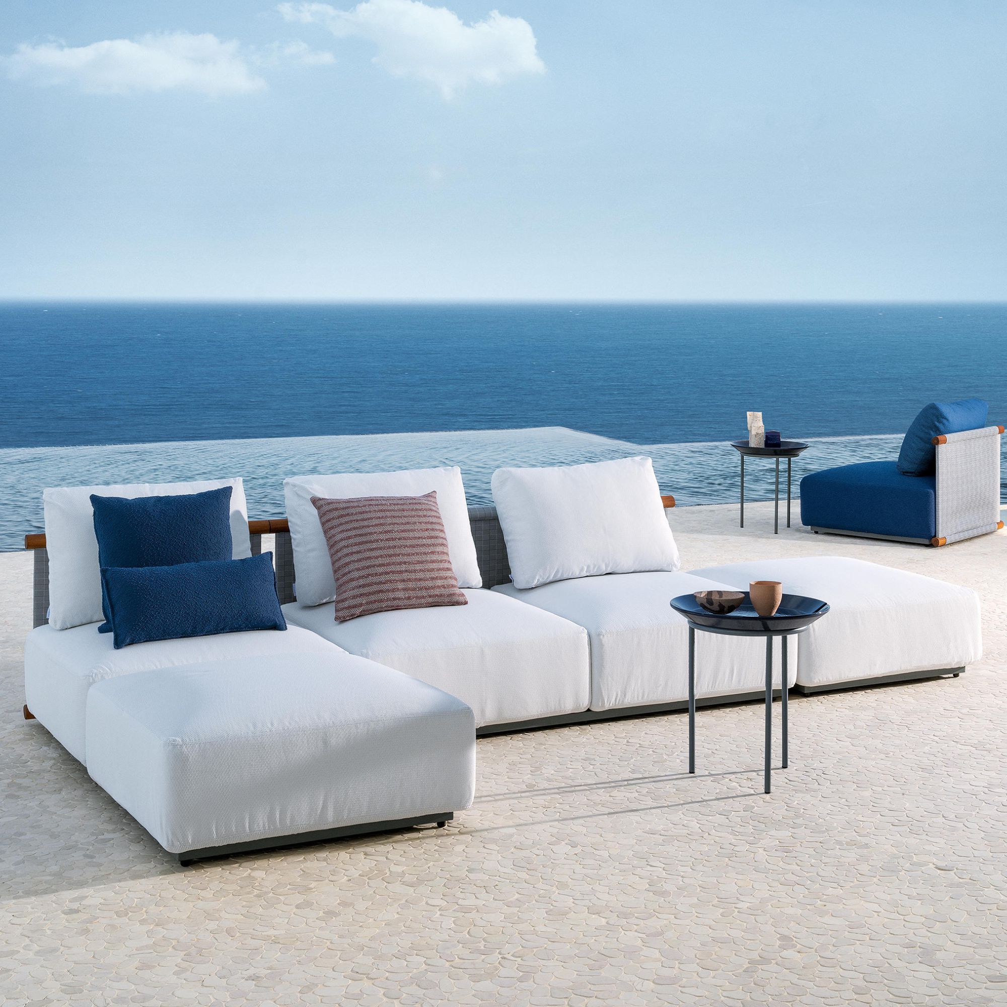 Диван уличный модульный HASHI Outdoor от Gervasoni
