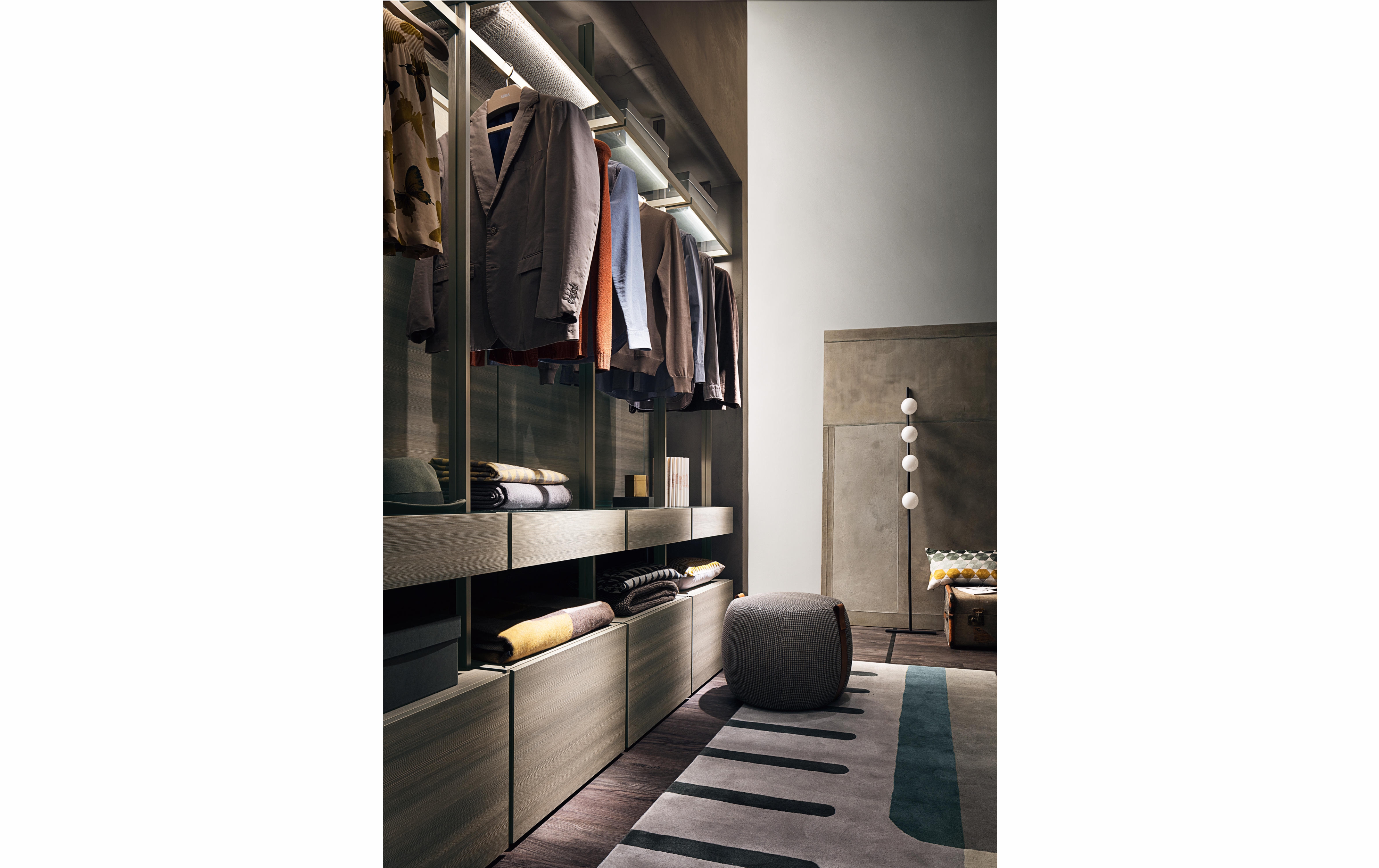 Гардеробные системы HANGAR от Lema