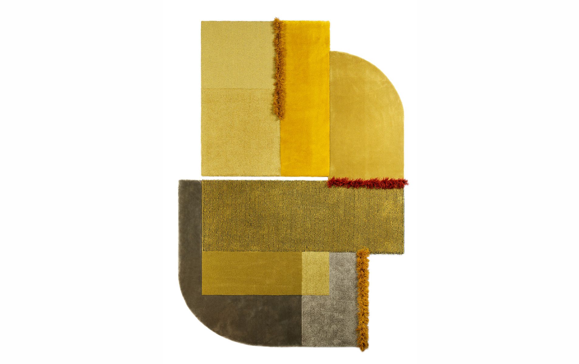 Ковер SELCE 1 MARCASITE Yellow от Carpet Edition