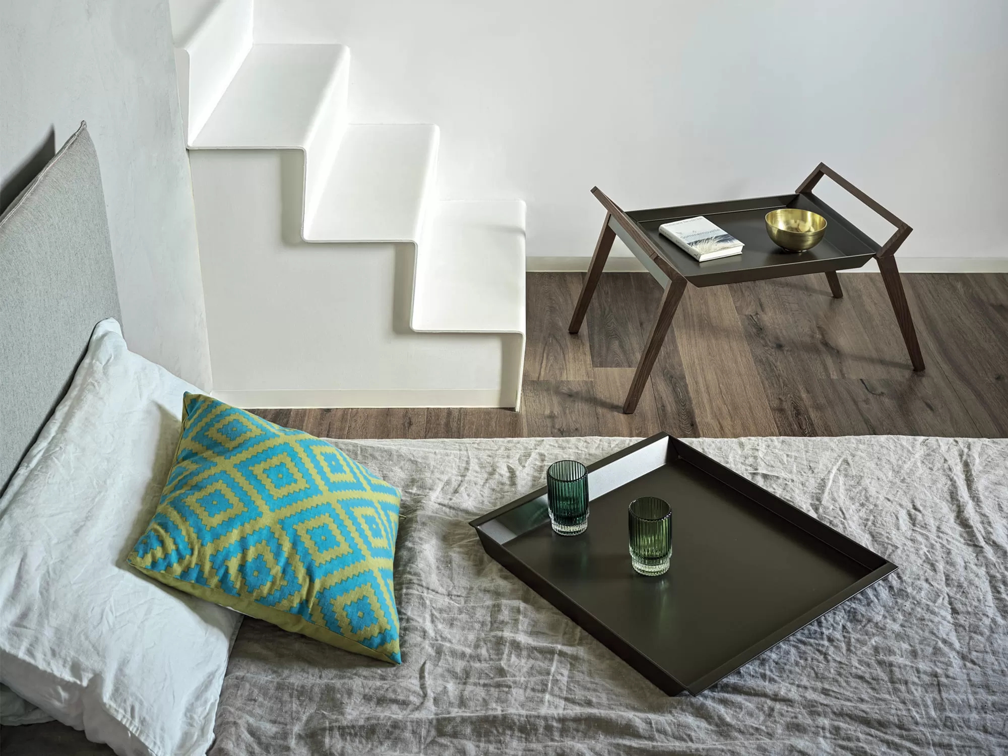 Кофейный столик с подносом TIFFANY от Bontempi