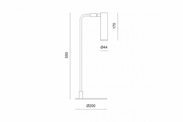 Настольная лампа MARU