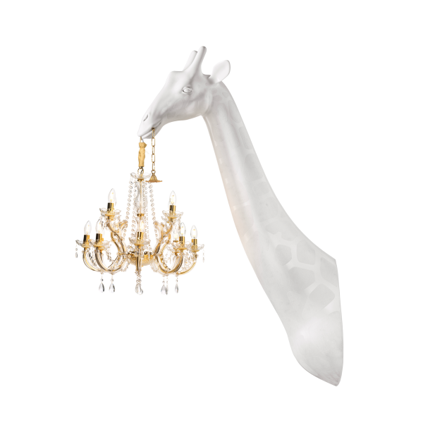 Настенный светильник-жираф с люстрой GIRAFFE IN LOVE