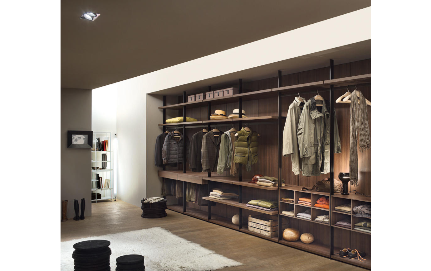 Гардеробные системы HANGAR от Lema