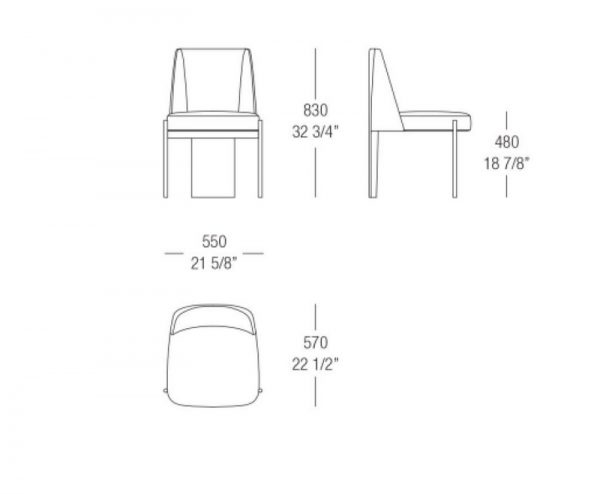 Обеденный стул коллекции VIRGIN