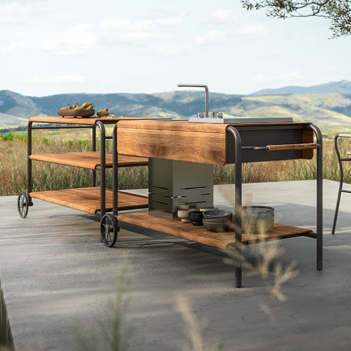 Уличная модульная кухня для сада PORTO от Pianca