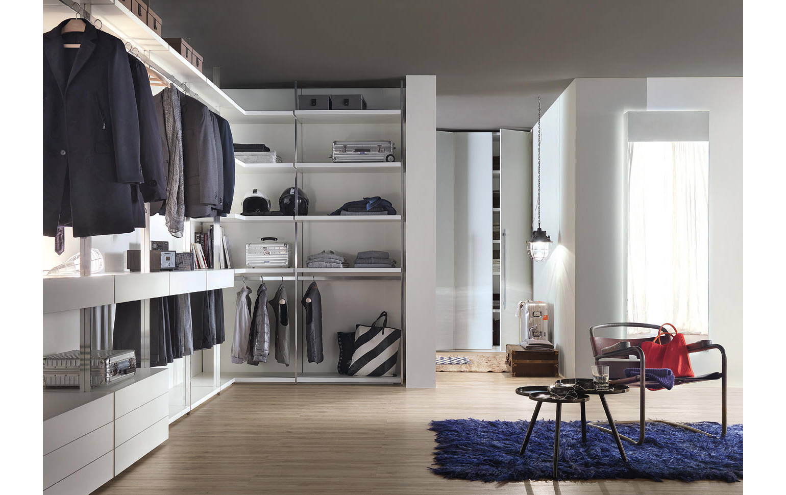 Гардеробные системы HANGAR от Lema