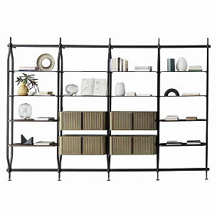 Книжный стеллаж CHARLOTTE от Bontempi