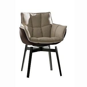 Стул с подлокотниками HUSK от B&B Italia