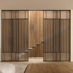 Раздвижные двери и перегородки VOLTA от Barausse