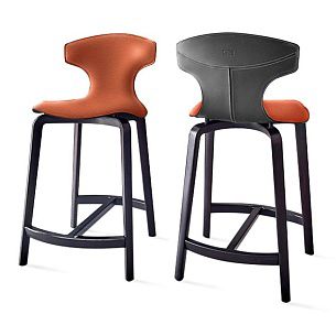 Барные стулья MONTERA от Poltrona Frau