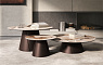 Журнальные круглые столы ALBERT Keramik от Cattelan Italia