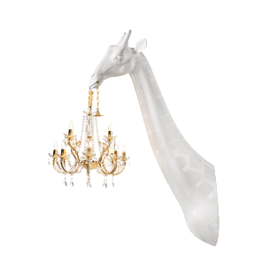 Настенный светильник-жираф с люстрой GIRAFFE IN LOVE