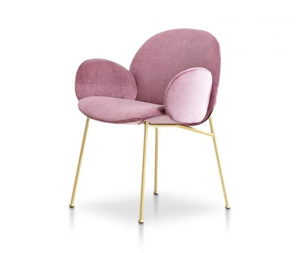 Мягкий стул OLA с подлокотниками от Saba