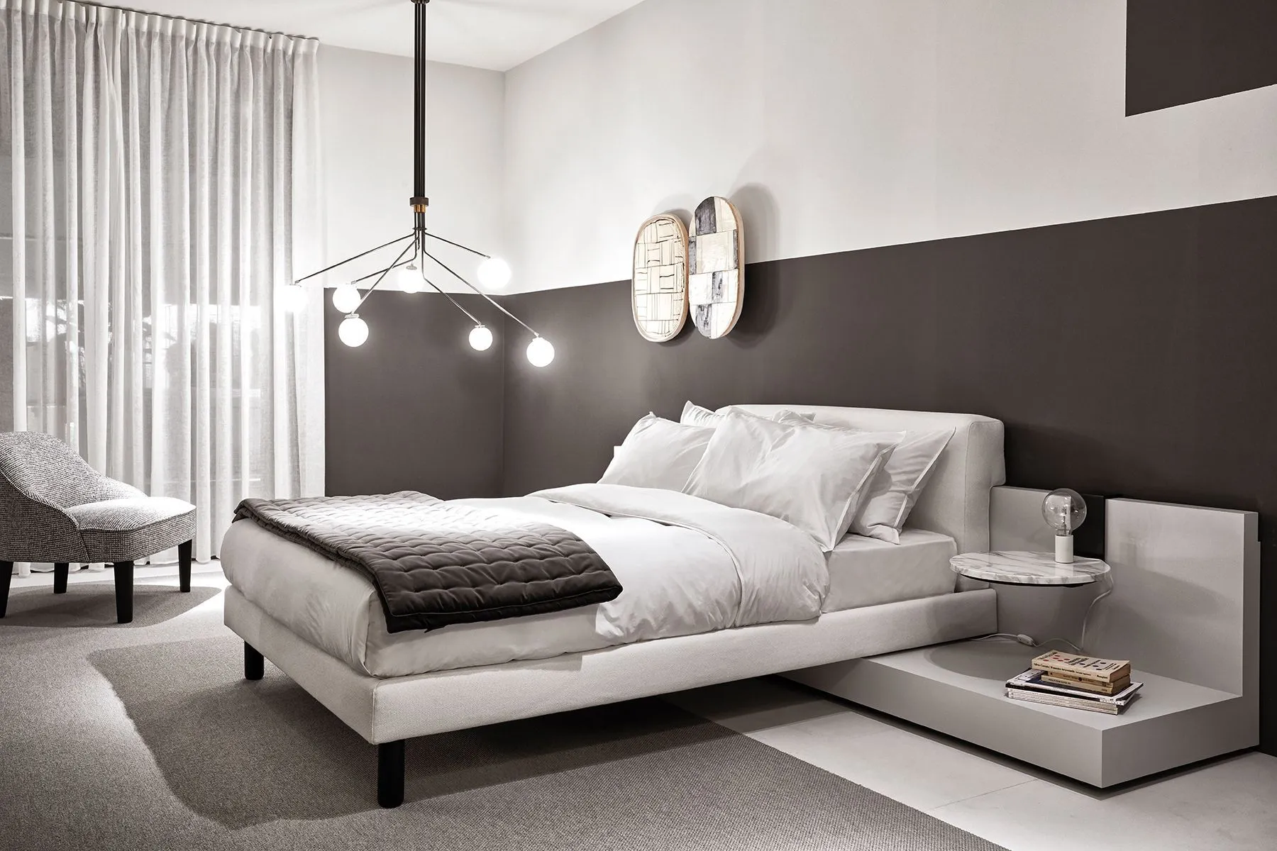 Кровать CLIFF от Meridiani