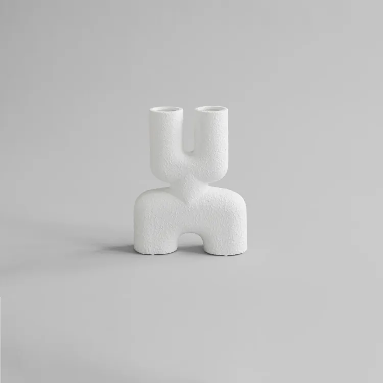 Ваза, скульптура COBRA Double Mini Bubble White от 101 Copenhagen
