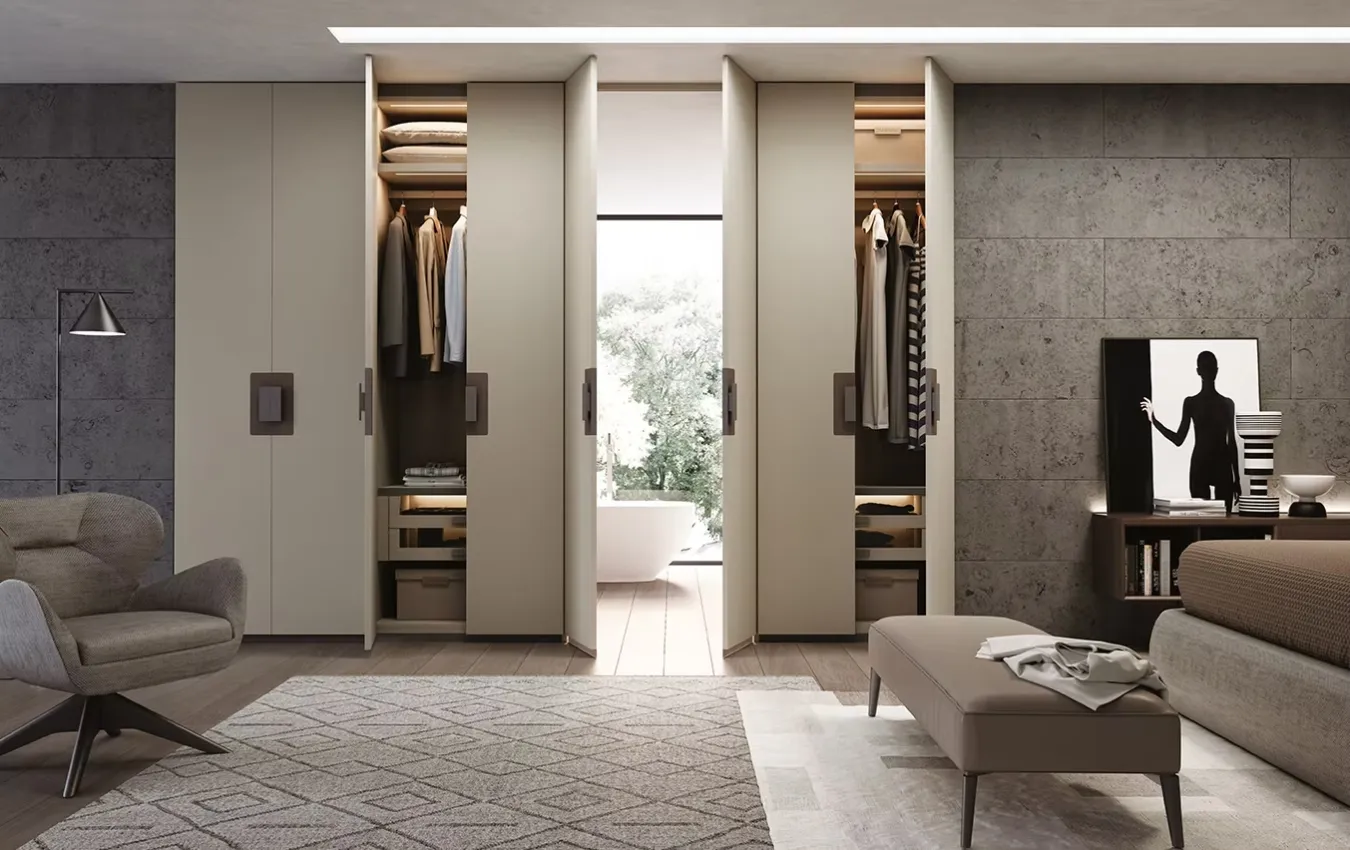 Гардеробный шкаф распашной CORUM от Mobilform