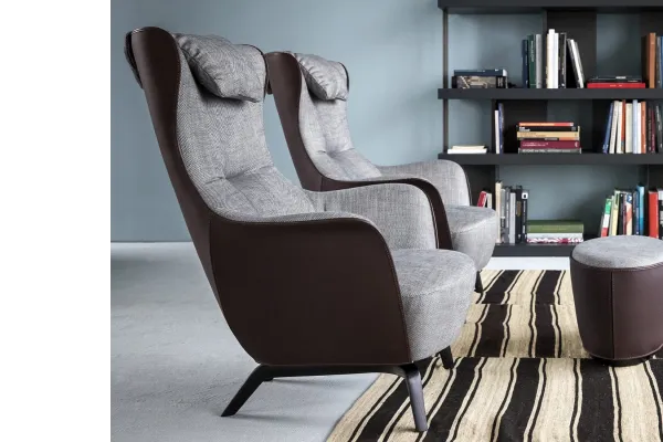 Кресло MAMY BLUE от Poltrona Frau