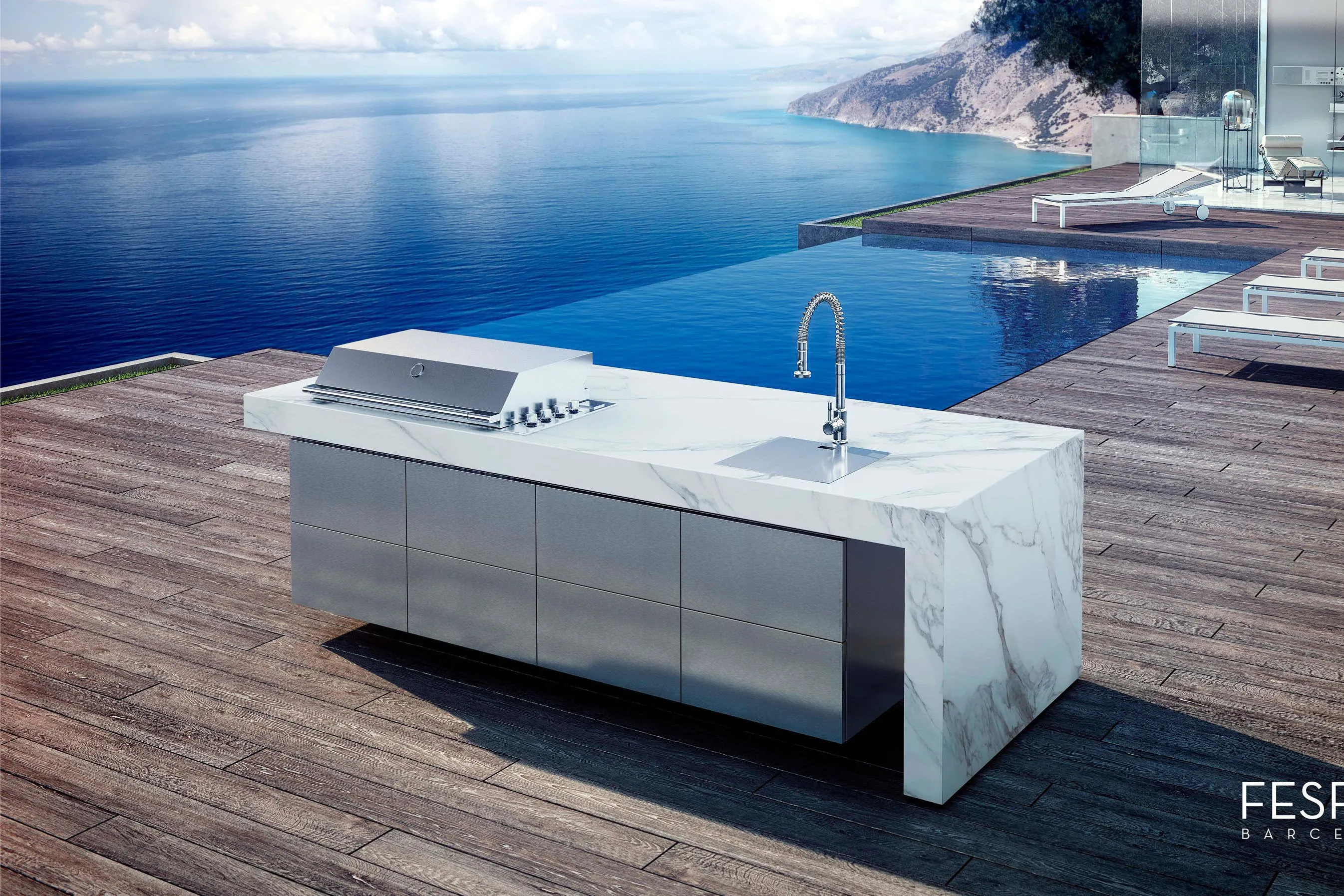 Уличная кухня KAUAI от Fesfoc