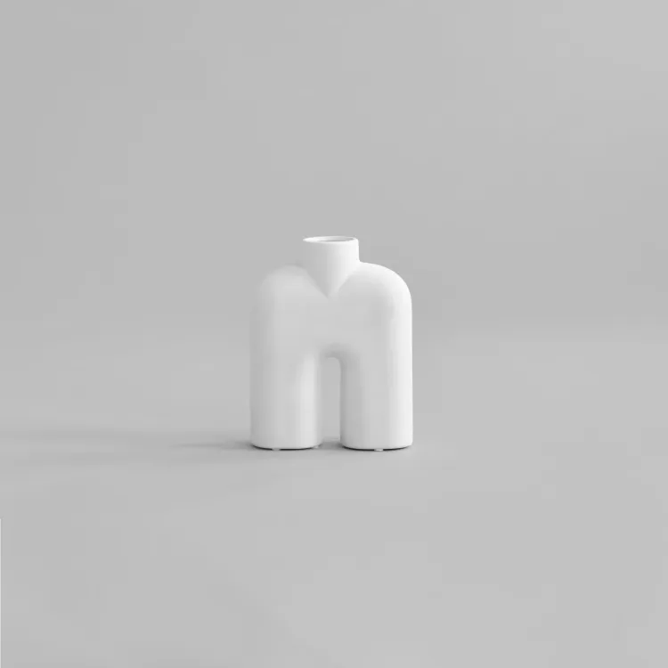 Ваза, скульптура COBRA Mini Bone White от 101 Copenhagen