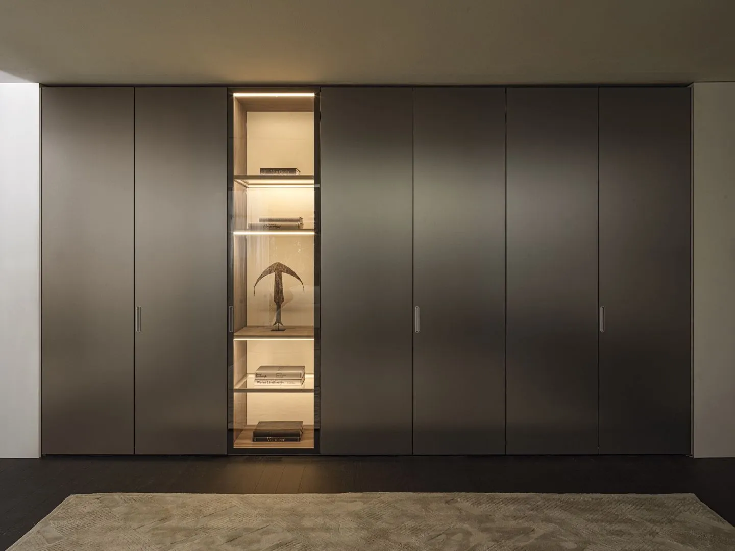 Гардеробные шкафы GLISS MASTER Linear Doors от Molteni & C