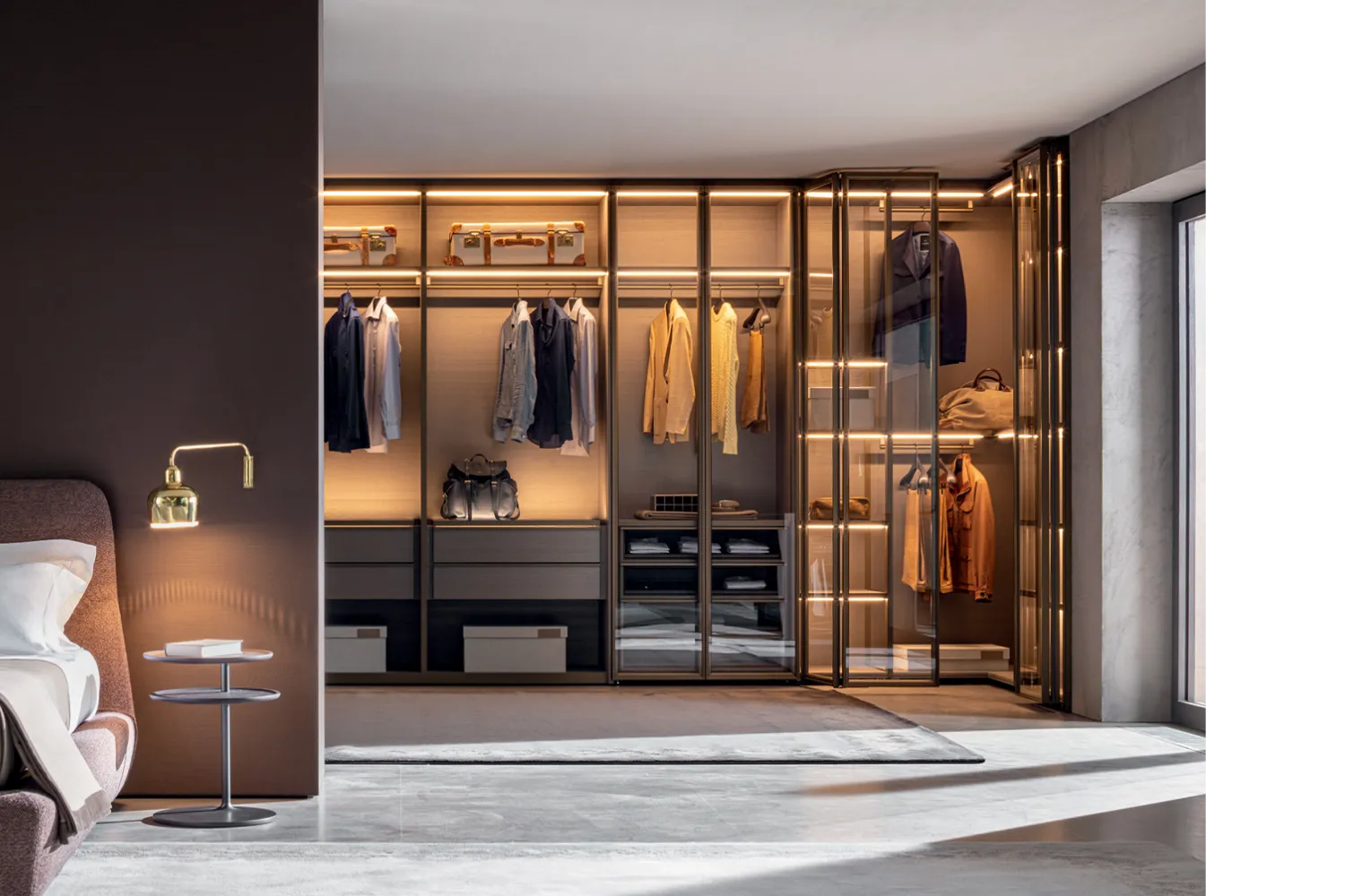 Гардеробный шкаф GLISS MASTER Sistema 7 от Molteni & C