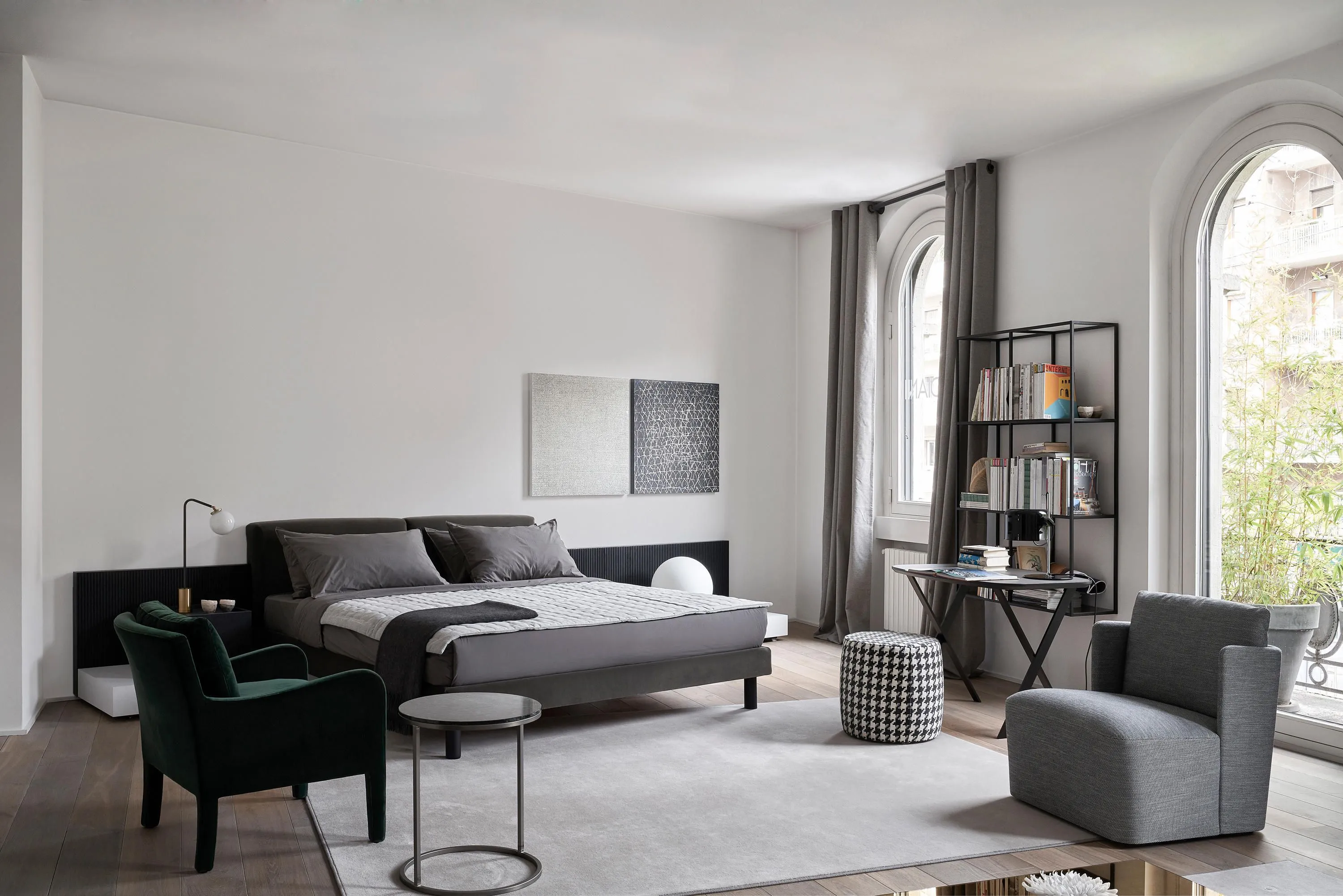 Кровать CLIFF от Meridiani