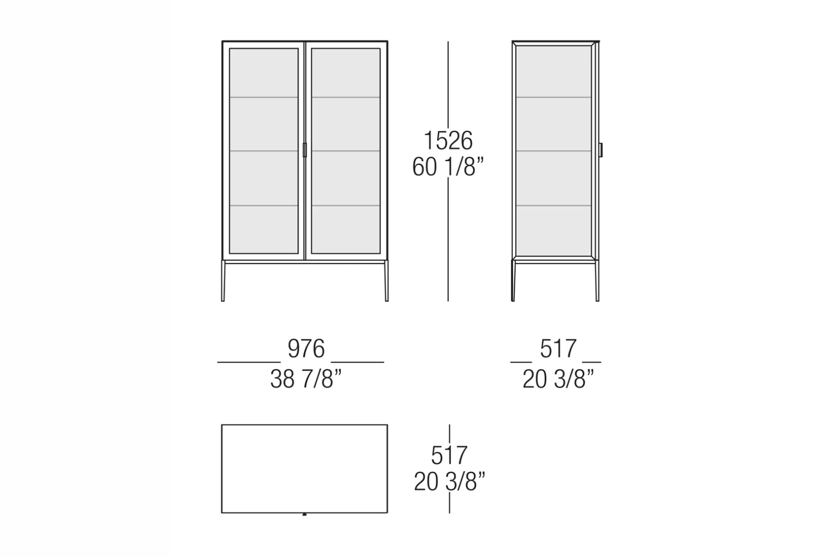 Буфет, витрина KESSLER от MisuraEmme
