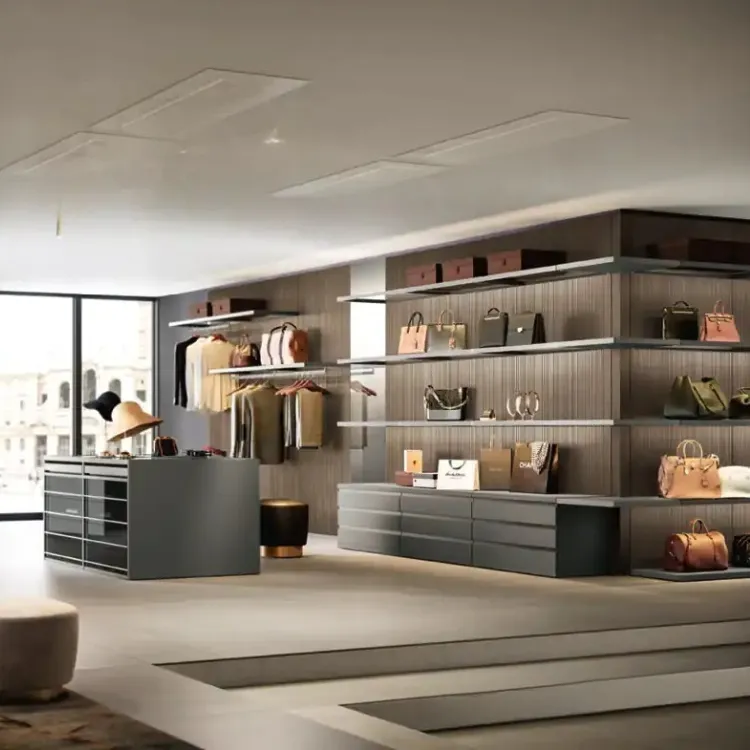 Гардеробные системы OMNIA Cabina e Сremagliera от Moretti Compact