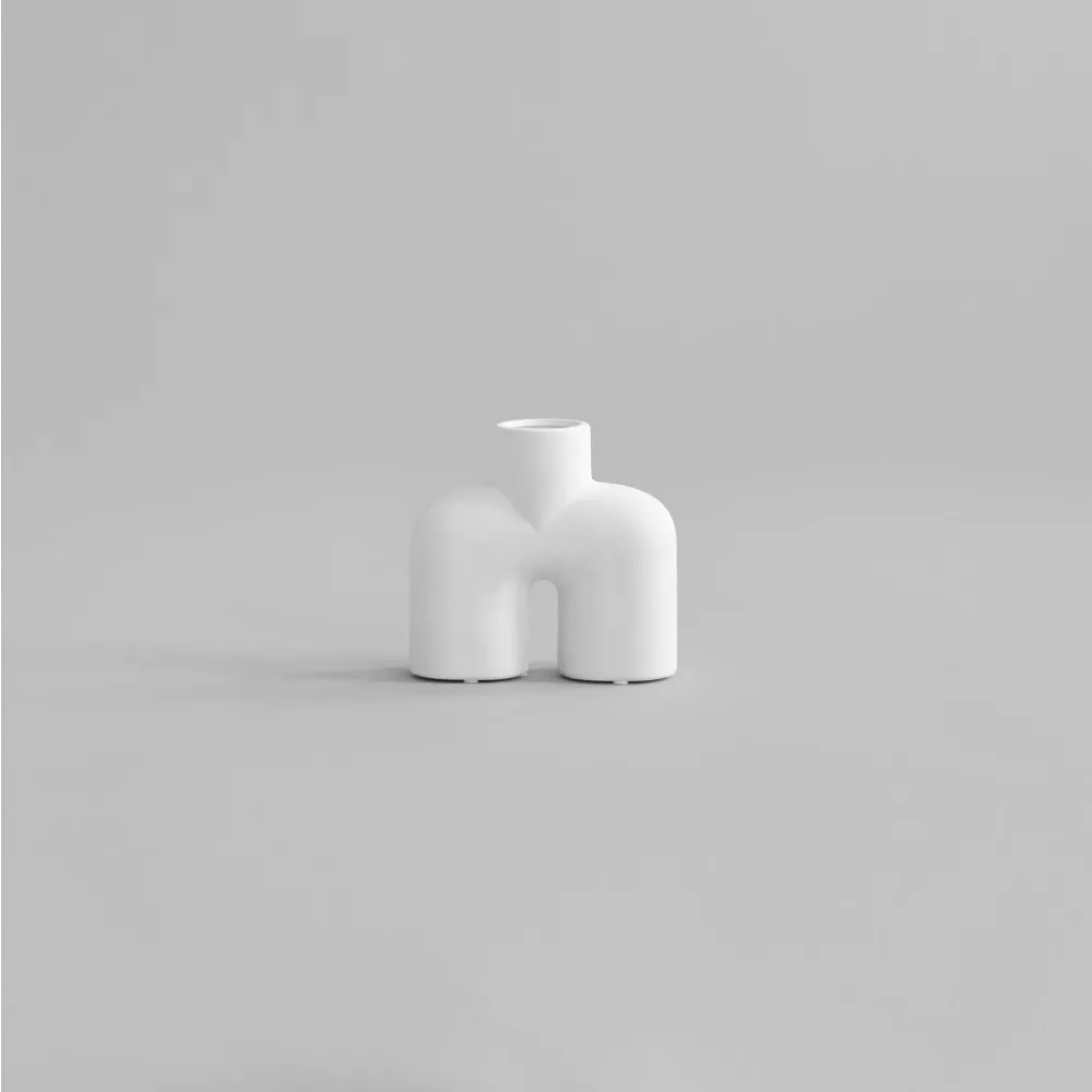 Ваза, скульптура COBRA Mini Bone White от 101 Copenhagen